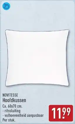 ALDI Novitesse Hoofdkussen aanbieding