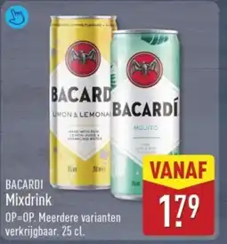 ALDI Bacardi Mixdrink aanbieding