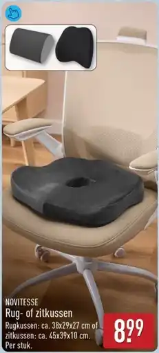 ALDI Novitesse Rug of Zitkussen aanbieding