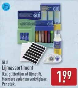 ALDI Glu Lijmassortiment aanbieding