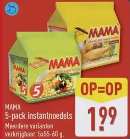 ALDI Mama Instantnoedels aanbieding