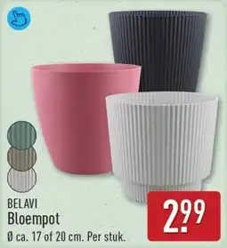 ALDI Belavi Bloempot aanbieding