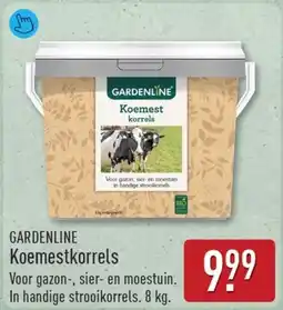 ALDI Gardenline Koemestkorrels aanbieding