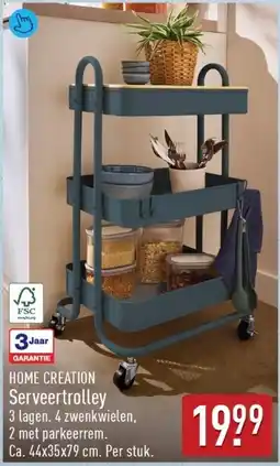 ALDI Home creation Serveertrolley aanbieding