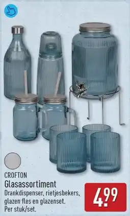 ALDI Crofton Glasassortiment aanbieding