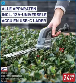 ALDI Ferrex Gras en heggenschaar aanbieding