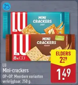 ALDI Lu Mini-crackers aanbieding