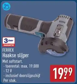 ALDI Ferrex Haakse slijper aanbieding