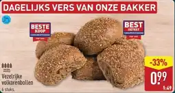 ALDI Vezelrijke Volkorenbollen aanbieding