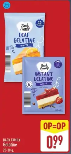 ALDI Back Family Gelatine aanbieding