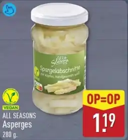 ALDI All Season Asperges aanbieding