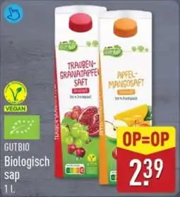 ALDI Gutbio Biologisch Sap aanbieding