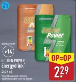 ALDI Golden Power Energydrink aanbieding