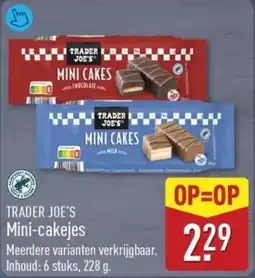 ALDI Trader Joe's Mini Cakejes aanbieding