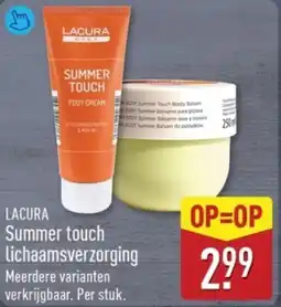 ALDI Lacura Summer touch Lichaamsverzorging aanbieding