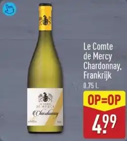 ALDI Le Comte de Mercy Chardonnay, Frankrijk aanbieding