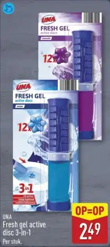 ALDI Una Fresh Gel Active Disc 3-in-1 aanbieding