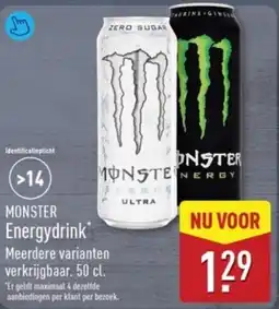 ALDI Monster Energydrink aanbieding