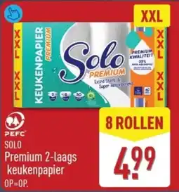 ALDI Solo Premium 2-laags Keukenpapier XXL aanbieding