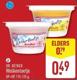 ALDI Dr. Oetker Wolkentoetje aanbieding