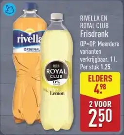 ALDI Rivella en Royal Club Frisdrank aanbieding