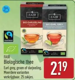 ALDI Fair Biologische Thee aanbieding
