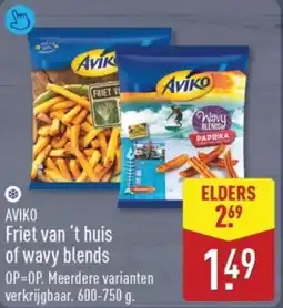 ALDI Aviko Friet van 't huis of wavy blends aanbieding