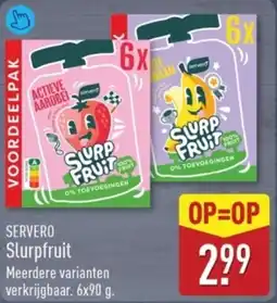ALDI Servero Slurpfruit aanbieding