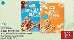 ALDI Golden Bridge Mueslirepen aanbieding