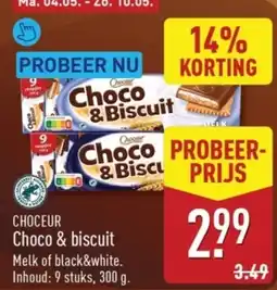 ALDI Choceur Choco & Biscuit aanbieding