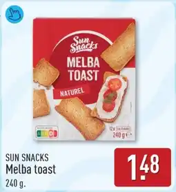 ALDI Sun Snacks Melba Toast aanbieding