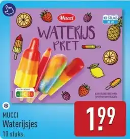 ALDI Mucci Waterijsjes aanbieding