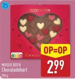 ALDI Moser Roth Chocoladehart aanbieding