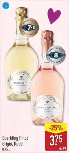 ALDI Sparkling Pinot Grigio, Italië aanbieding