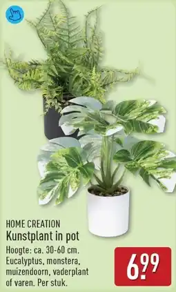 ALDI Home Creation Kunstplant in Pot aanbieding