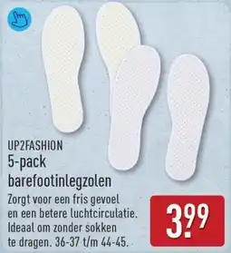 ALDI Up2fashion 5-pack barefootinlegzolen aanbieding