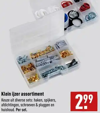 ALDI Klein ijzer assortiment aanbieding