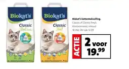 Intratuin Biokat's kattenbakvulling aanbieding