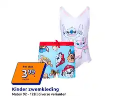 Action Kinder zwemkleding aanbieding
