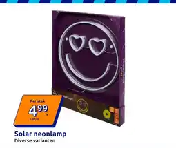 Action Solar neonlamp aanbieding