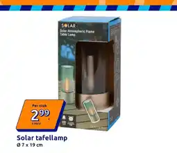 Action Solar tafellamp aanbieding