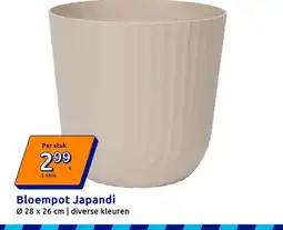 Action Bloempot Japandi aanbieding