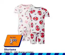 Action Shortama aanbieding