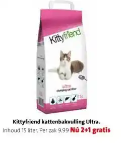 Intratuin Kittyfriend kattenbakvulling Ultra aanbieding