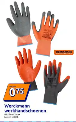 Action Werckmann werkhandschoenen aanbieding