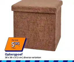 Action Opbergpoef aanbieding