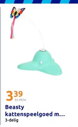Action Beasty kattenspeelgoed m... aanbieding