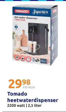 Action Tomado heetwaterdispenser aanbieding