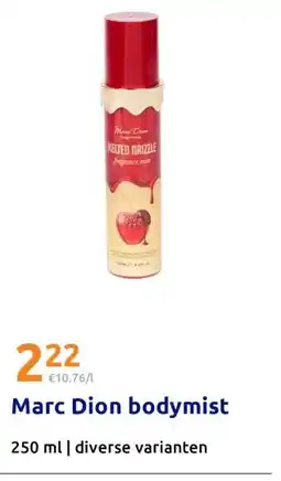 Action Marc Dion bodymist aanbieding