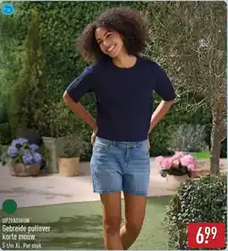 ALDI Up2fashion Gebreide pullover korte mouw aanbieding